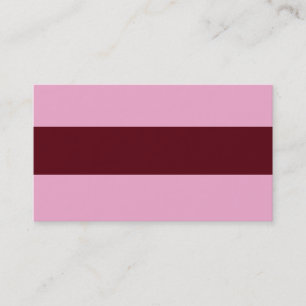 Pink-braune und Pink-braune Visitenkarte