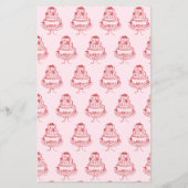 Pink Brautparty Bingo Game - Fun Party Actvity (Rückseite)