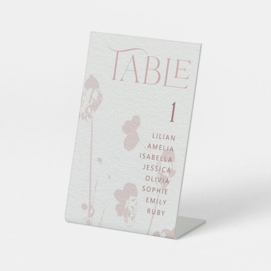 Pink-Brautparty-Sitzkronenzeichen Sockelschild (Vorderseite)