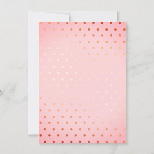 Pink Brautparty Teapot Danke Karte (Rückseite)