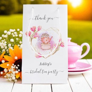 Pink Brautparty Tee Party Geschenktasche Kleine Geschenktüte