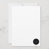 Pink-Brautparty weggeschmeidig Einladung (Rückseite)