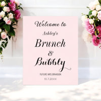 Pink Bridal Brunch Bubbly Empfang