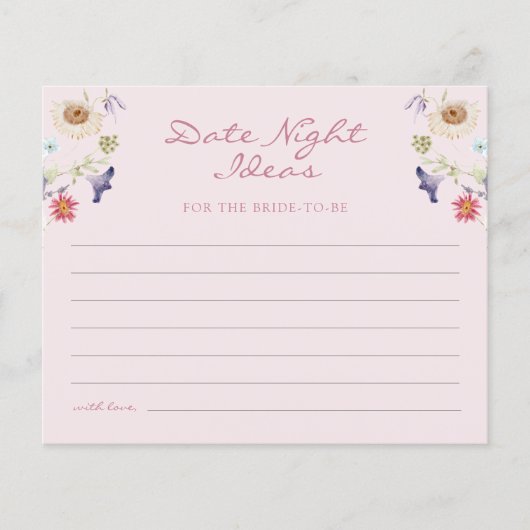 Pink Bridal Date Night Ideas (Vorderseite)