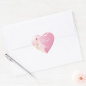 Pink Bride Brautparty Heart Sticker (Umschlag)