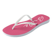 Pink Bride Flip Flops Badesandalen (Schrägansicht)