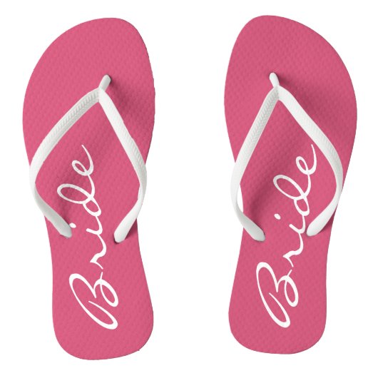 Pink Bride Flip Flops Badesandalen (Fußbett)