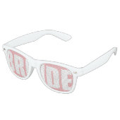 Pink Bride Shades Partybrille (Schrägansicht)
