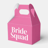 Pink Bride Squad Bachelorette Geschenkschachtel (Vorderseite)