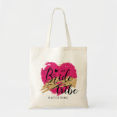 Pink Bride Stamm Personalisiertes Geschenk für Bri Tragetasche (Vorne)