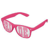 Pink BRIDE Swag Party Brille Sonnenbrille (Schrägansicht)