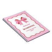 Pink Bridesmaid Bachelorette Notizblock (Rechte Seite)