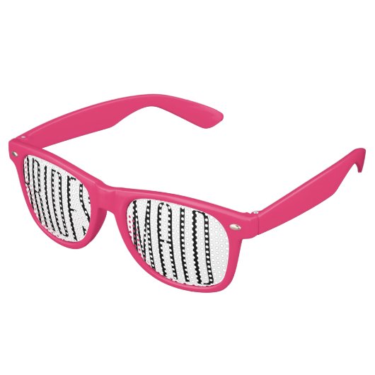 Pink Bridesmaid Swag Party Brille Partybrille (Schrägansicht)