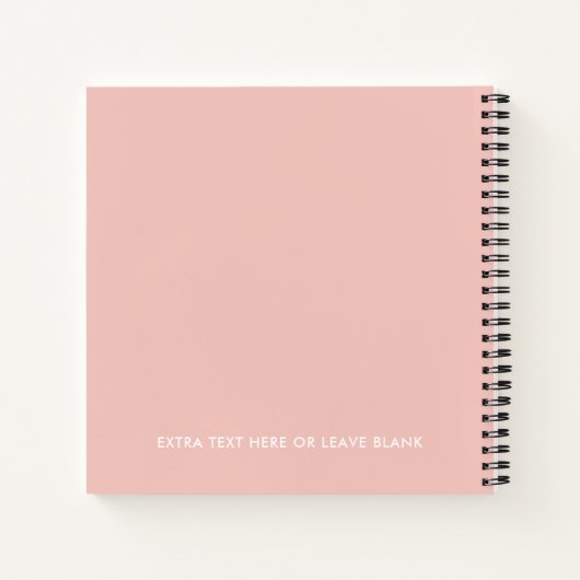 PINK | Briefe an den Speicher meiner Tochter Notizblock (Rückseite)