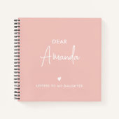 PINK | Briefe an den Speicher meiner Tochter Notizblock (Vorderseite)