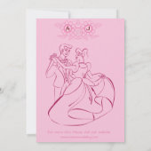 Pink Bright & fett Hochzeit Sichern Sie das Datum Save The Date (Rückseite)