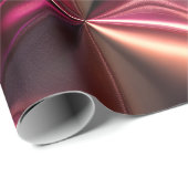 Pink Bronze Metallic Muster Wrapping Paper Geschenkpapier (Rolleneckpunkt)