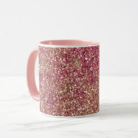 Pink Bronze Ombre Sparkle Glitzer
