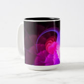 Pink Bround modern Zweifarbige Tasse (Vorderseite Links)