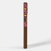 Pink & Brown Cheetah Print Phone Case (Rückseite / Rechts)