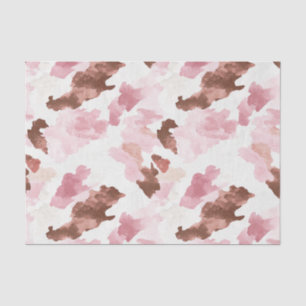 Pink Brown Cowgirl Kuh Print Animal Brautparty Seidenpapier