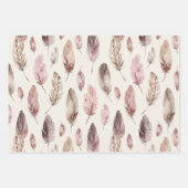 Pink Brown Cowgirl Southwestern Hat Boots Birthday Geschenkpapier Set