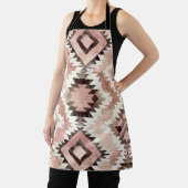 Pink Brown Cowgirl Southwestern Tribal Schürze (InSitu)