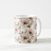 Pink Brown Cowgirl Südwest Floral Kaffeetasse (VorderseiteRechts)
