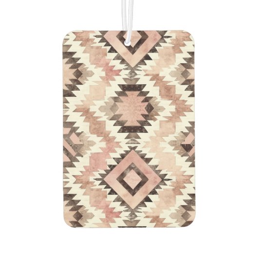 Pink Brown Feathers Autolufterfrischer (Rückseite)