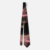 PINK BROWN FRAKTAL WAVS,WIRBEL,GEM MONOGRAM KRAWATTE (Rückseite)