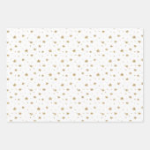 Pink Brown Gingerbrett Men House Stars Cinnamon Geschenkpapier Set (Vorderseite)