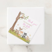 Pink Brown Girl Watercolor Geschenkanhänger (Beispiel)