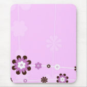 Pink & Brown Girly Mousepad (Vorne)