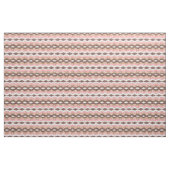 Pink Brown Ikat Zigzag Mosaikmuster Stoff (Fat Quarter (45,7 x 55,9 cm))