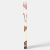 Pink Brown Leopard Druckerhitze Case-Mate iPhone Hülle (Rückseite / Links)