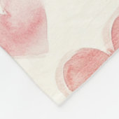 Pink Brown Leopard Druckerhitze Fleecedecke (Ecke)