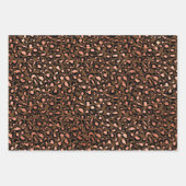 Pink Brown Leopard Geschenkpapier Set (Vorderseite 2)