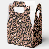 Pink Brown Leopard Geschenkschachtel (Offen)