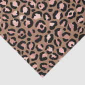 Pink Brown Leopard Seidenpapier (Detail)