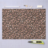 Pink Brown Leopard Seidenpapier (Handwerk)