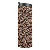 Pink Brown Leopard Thermosbecher (Nach rechts gedreht)