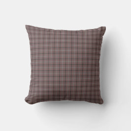 Pink Brown Plaid Classic Pattern Kissen