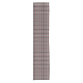 Pink Brown Plaid Classic Pattern Table Runner Kurzer Tischläufer