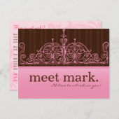 Pink & Brown Sales Postkarte (Vorne/Hinten)