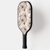 Pink Brown Südwest Floral Pickleball Schläger (Links)