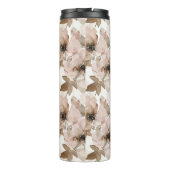 Pink Brown Südwest Floral Thermosbecher (Rückseite)