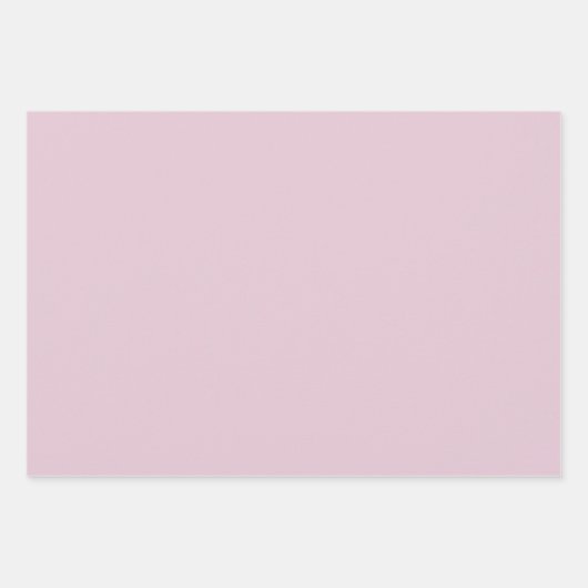 Pink & Brown Wrapping Paper Set 3 Geschenkpapier Set (Vorderseite 2)