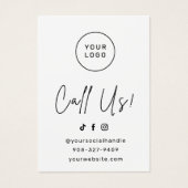 Pink Brows Aftercare PMU Brow Instructions Card (Vorderseite)