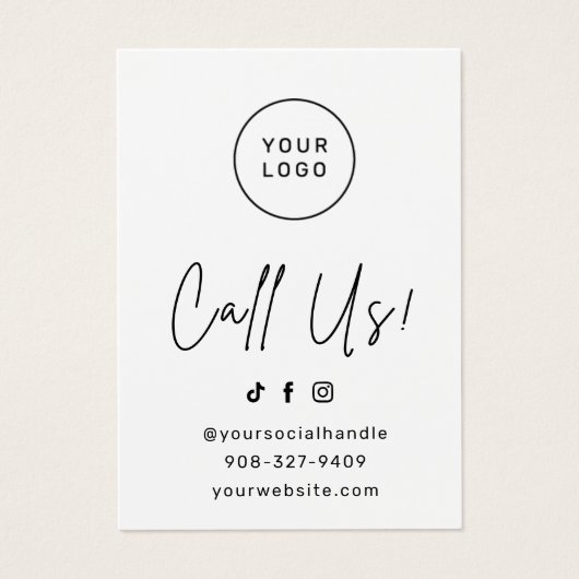 Pink Brows Aftercare PMU Brow Instructions Card (Vorderseite)