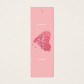 PINK Brush Stroke Hang Tags | Lipstick (Vorderseite)